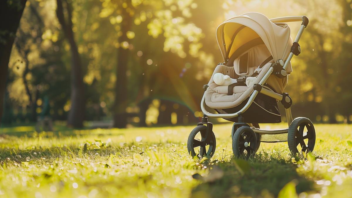 Système de poussette modulable avec cosy et base ISOFIX pour siège auto bébé