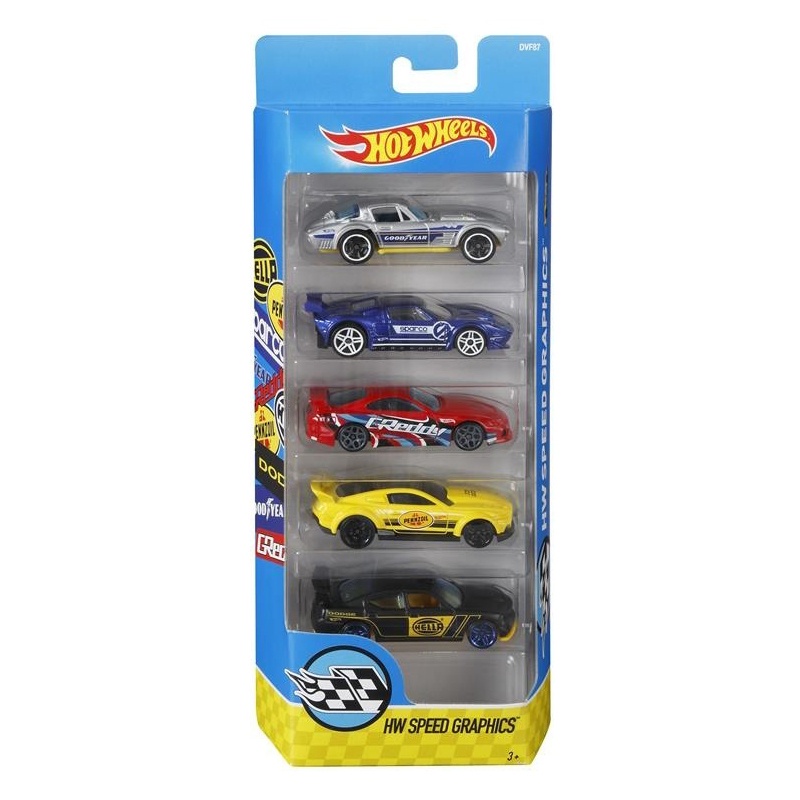 hot wheels speed graphics 5 pack