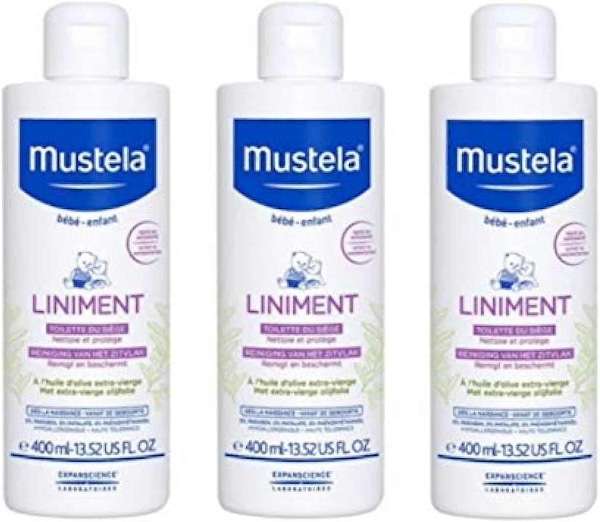 Liniment dermo-protecteur lot de 3 x 400 ml